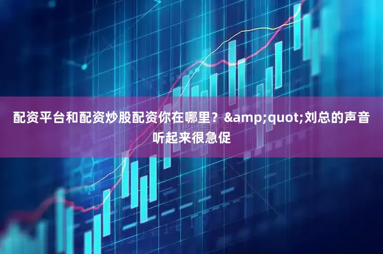 配资平台和配资炒股配资你在哪里？&quot;刘总的声音听起来很急促